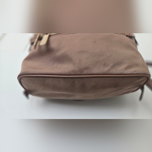 Micheal Kors Nylon Mini Backpack Tan Brown Studded - Picture 4 of 10